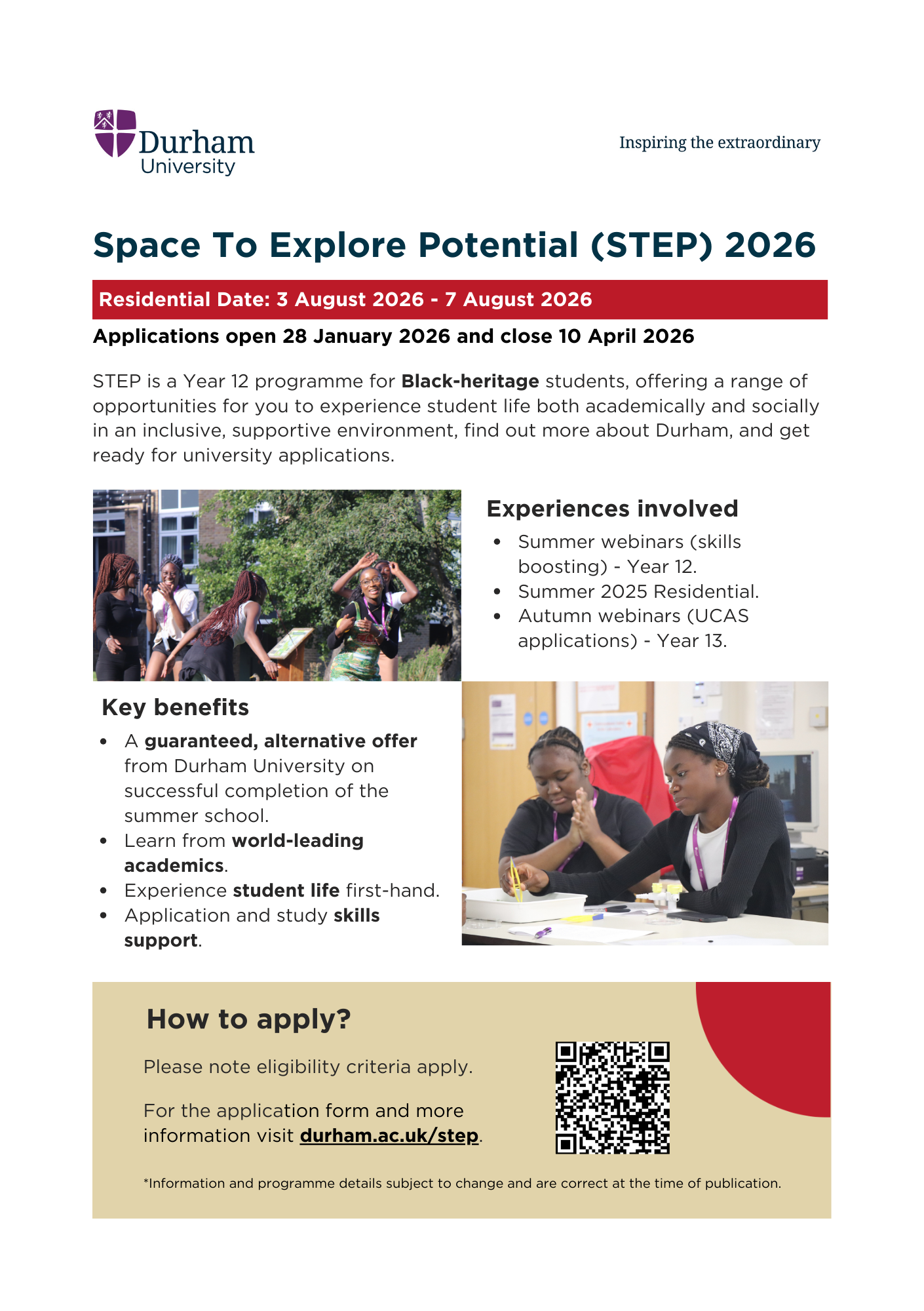 Space to Explore Potential